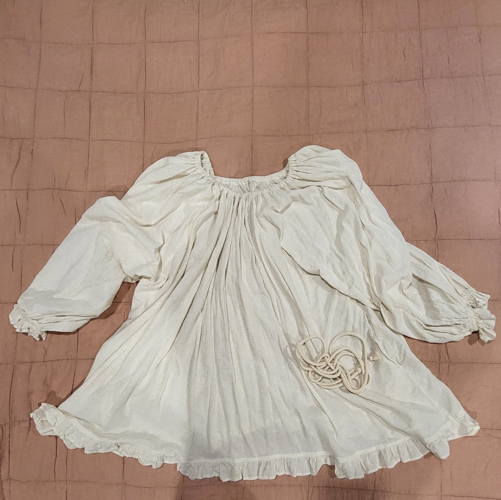 White Peasant Blouse